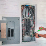 Screenshot of Wicks Electric commercial service project overview