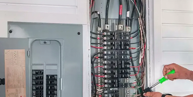 Screenshot of Wicks Electric commercial service project overview