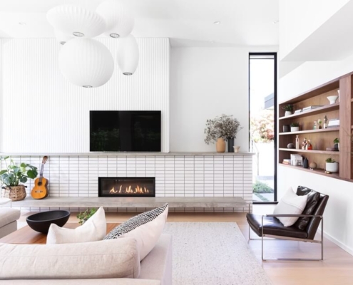 Newmarket residential living room lighting installation by Wicks Electric